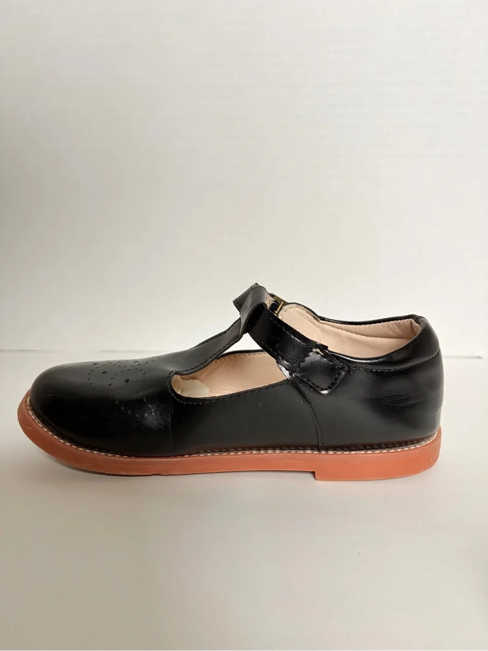 Mary Jane Dress Shoes School Uniform Round Toe Classic Black Girls Kids Size 1